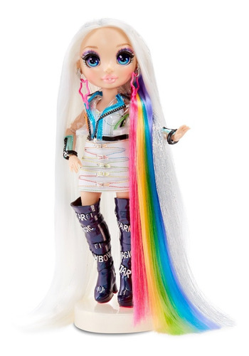 Imagen 4 de 6 de Set De Juego Para Niñas Rainbow High Hair Studio