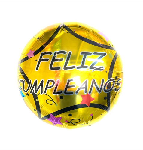 Globo Feliz Cumple 18´´ - Pack X 10 Un (ml305730)