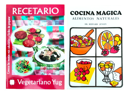 Libro Cocina Magica (dr. Jensen) Y Recetario Vegetariano E.y