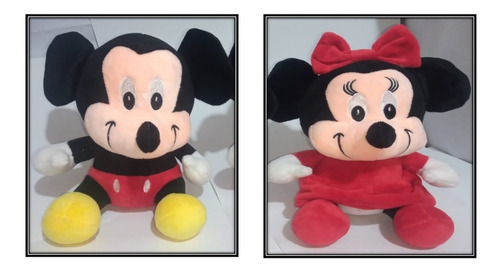 Figuras Pack Mickey Mouse Peluche Muñeco Juguete 22 Cm 