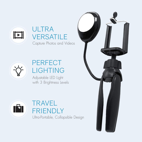 . Estudio Creador De Contenido For Selfies Con Luz Led Y