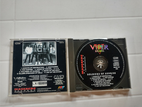 Cd Viper - Soldier Of Sunrise Importado (Usado)
