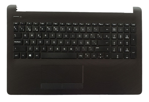 Carcasa Superior Teclado Hp 15-bs 15-bw 250 G6 Glosy Esp Lat