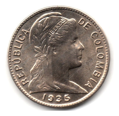 1 Centavo 1935 Filadelfia Sin Circular