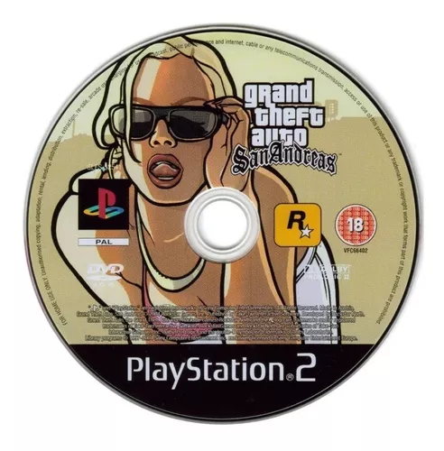 Grand Theft Auto: San Andreas - Jogo PS2 Míidia Física em Promoção
