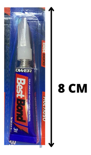 Kit 48 Colas Instantânea Colas 4 Cartelas Best Bond