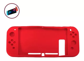 Funda Protectora De Silicona Para Nintendo Switch / Rojo