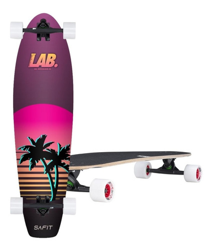 Longboard Completo Trucks Ruedas 91cm Pintail Maple