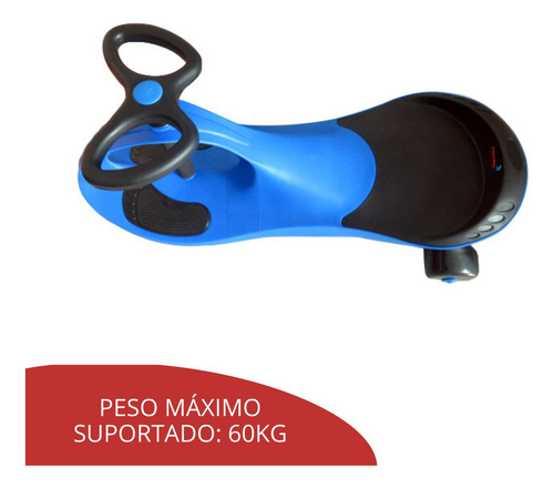 Imagem 5 de 8 de Carrinho De Rolimã Car Infantil Importway Crianças Azul