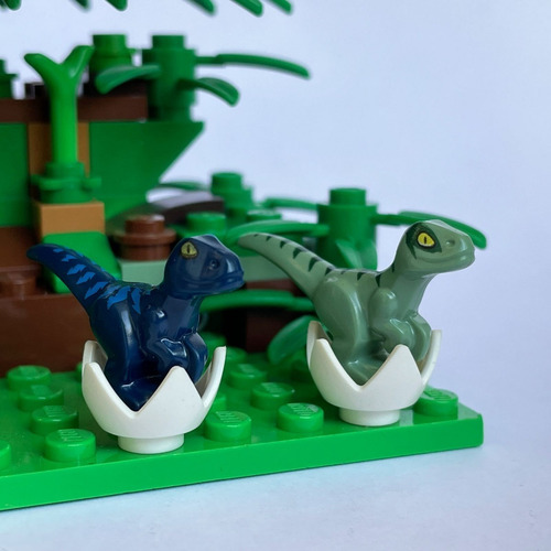 Imagen 5 de 10 de Lego Minifigura Owen Y Los Bebes Dino Jurassic Park
