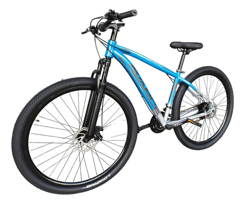 Bicicleta Aro 29 Avance Warrior 24v Freio A Disco Cor Azul E Cinza Tamanho Do Quadro 19