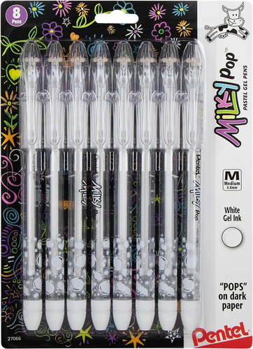 Bolígrafo De Gel Pastel Milky Pop, (0.8 Mm) Mediano, T...