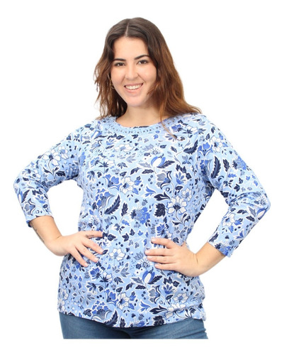 Remera Blusa T. Grandes Kim Rogers Importada Calidad Premium