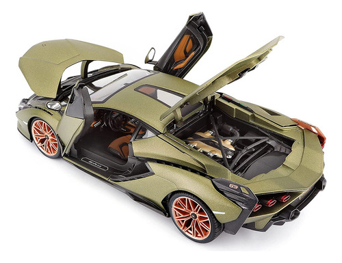 Bburago 1:18 Lamborghini Sián Fkp37 - Verde
