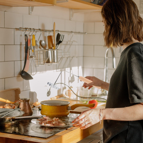 Práctico Molde Para Cocinar Tartas De Camarones Fritos Para