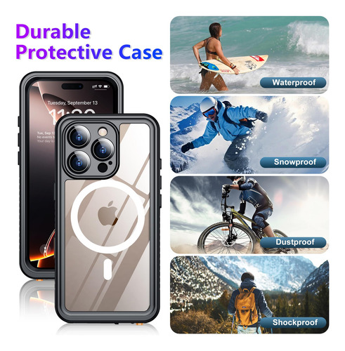Capa Impermeável Temdan Compatível Com iPhone 16 Pro Max