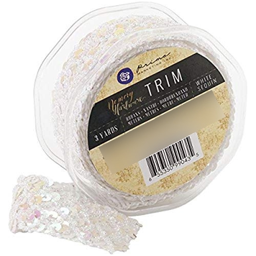 Prima Marketing Memory Hardware Sequin Trim 1.3 X3 Yards-bla