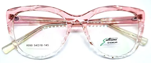 Anteojos Armaz n Rosa Transparente Crystal Reforzado
