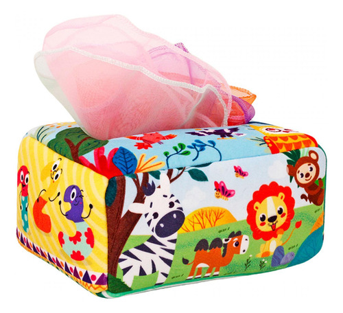 Tissue Box Soft High Contrast Toys Para Niños Estilo B