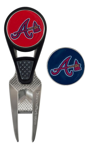 Esfuerzo De Equipo Mlb Atlanta Braves Cvx Ball Mark Repair T