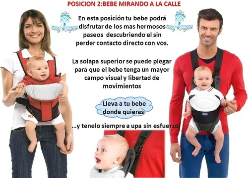 Nueva Mochila De Bebe Chicco Marsupio 2en1 Go. Colores 2017