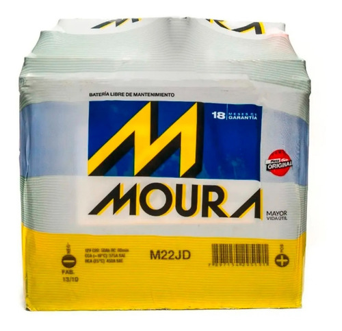 Batería Moura Msa22jd 12×50 50 Amp 430cca Asiática