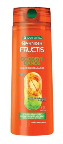 Shampoo Reparador 2 En 1 Garnier Borrador De Daño 650ml