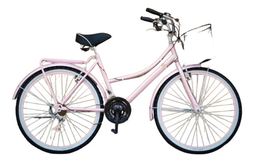 Bicicleta Niña Con Su Nombre Clásica Urbana Mybikemx Rosa 