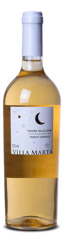 Vinho Terre Siciliane Pinot Grigio Branco 750ml Itália