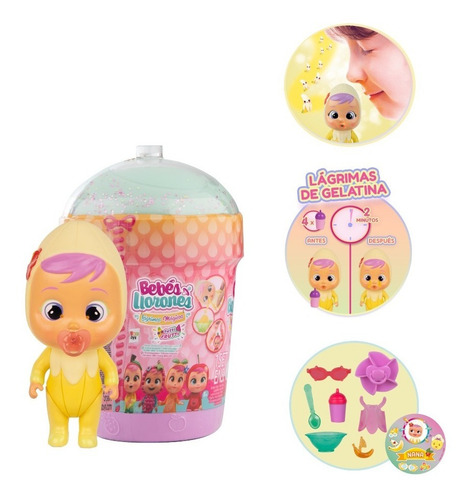 Imagen 4 de 9 de Muñeca Cry Babies Magic Tears Sorpresa Llorones Tutti Frutti