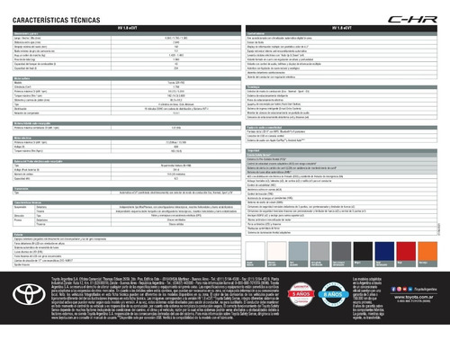 Imagen 12 de 12 de Toyota Chr Hv 1.8 E Cvt Septiembre 2021