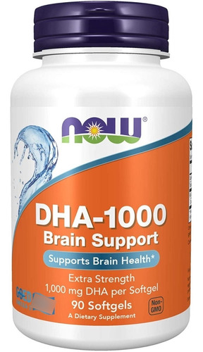 Dha 1000mg Now Foods 90cápsulas - - Unidad a $3989