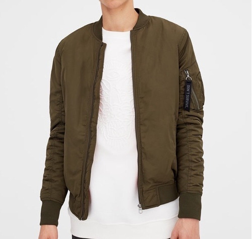 chamarra bomber pull and bear