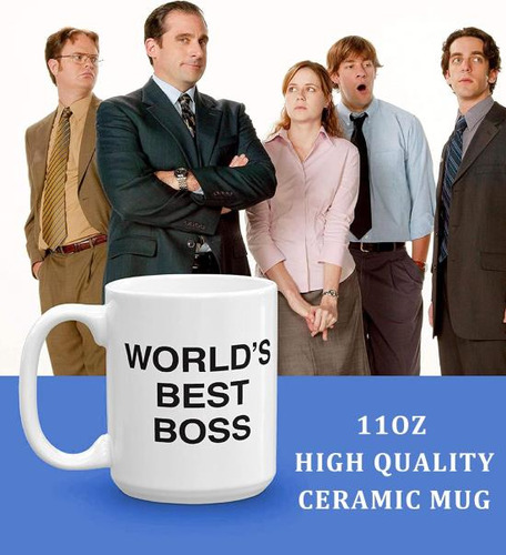 Taza Del Mejor Jefe Del Mundo, Taza De Café De La Oficina, D