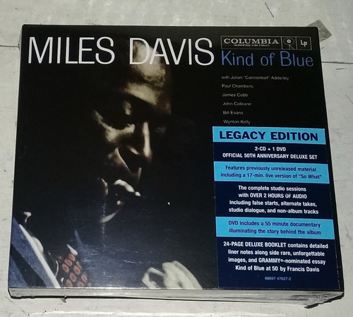 Miles Davis Kind Of Blue Legacy Edition Cd Dvd Nuevo / Kktus