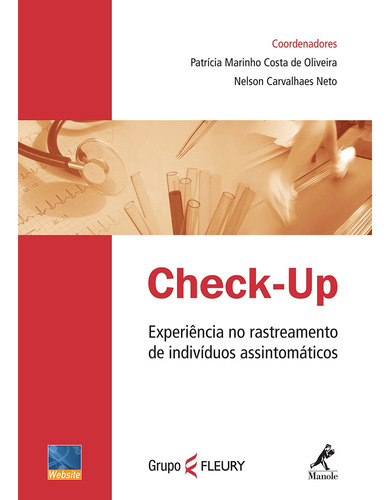 Check-up, de Oliveira, Patricia Marinho C.. Editorial Editora Manole Saúde, capa mole em português, 2010