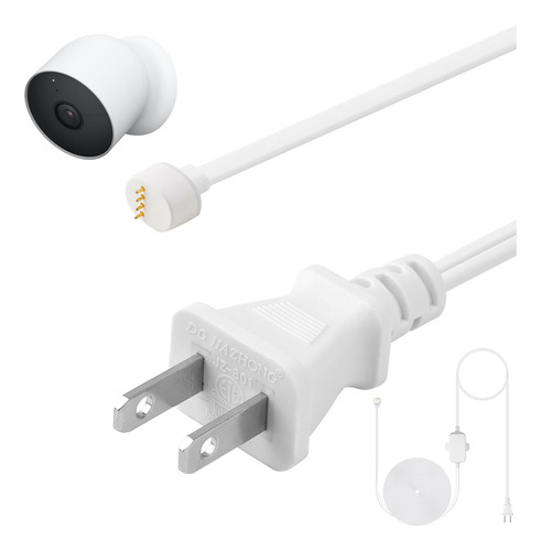 Adaptador Corriente Cable Carga 16.4 Pie Diseñado Para Nest