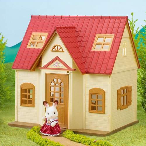 Sylvanian Families Casa De Campo Acogedora Con Techo Rojo Fl