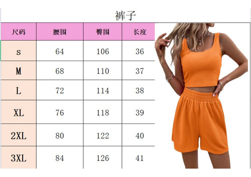 Sets De Moda Casual Sin Mangas, Ropa + Pantalones