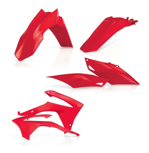 Imagen 1 de 1 de Kit Partes Plasticas Honda Crf450r 2013-16 Rojo