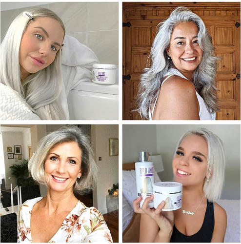 Bold Uniq Máscara Para Cabello Rubio Y Champú Árbol De Té