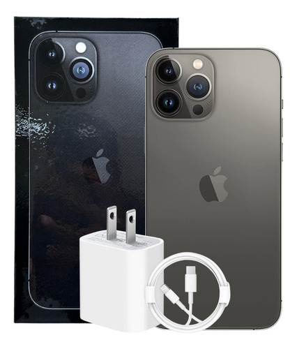 Apple iPhone 13 Pro Max (128 Gb) - Negro Con Caja Original (Reacondicionado)