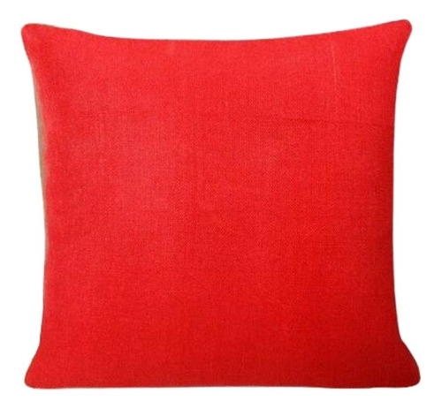 1 Cojin De Lino Varios Colores Decoracion Rojo Lino