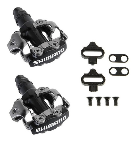 Pedales Automáticos Shimano Pd-m520 Mtb Doble Cara+calas