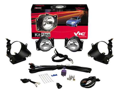 Kit Faros Auxiliares Antiniebla Vic Fiat Uno Cargo