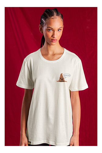 Camiseta Unissex Harry Potter Corvinal Sabedoria - Off-white