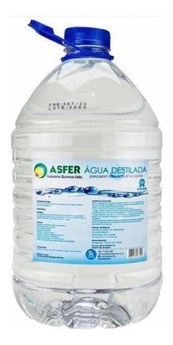 Água Destilada 5l - Asfer