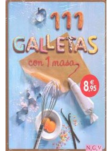 Libro 111 Galletas Con 1 Masa