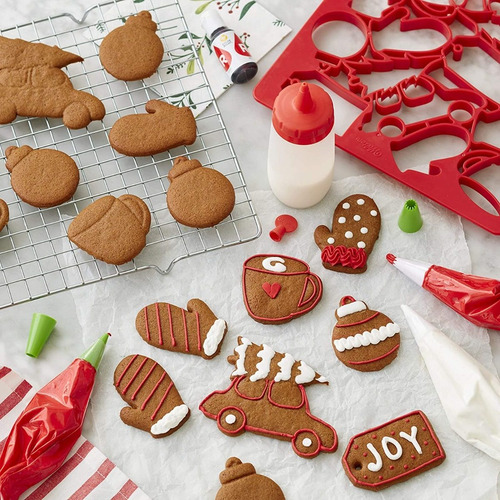 Multicortador Para Galleta Navidadeño / Navidad 2304-0-0013 Rojo