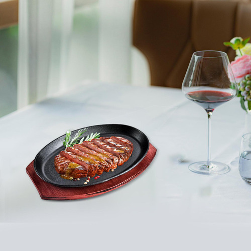. Plato Caliente For Freír Carne Con Bandeja De 8 Pulgadas